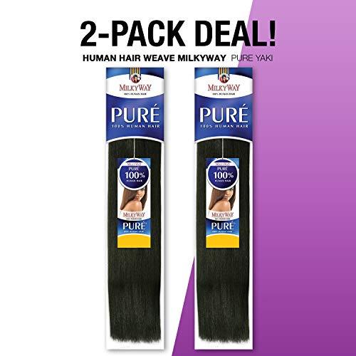 MilkyWay 2-PACK DEALS! Human Hair Weave MilkyWay Pure Yaki (18", 1)