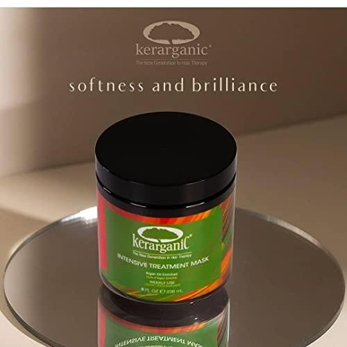 KERARGANIC KERARGANIC Intensive Treatment Mask Argan Oil Enriched Keratin Hair Repair Treatment, 8oz