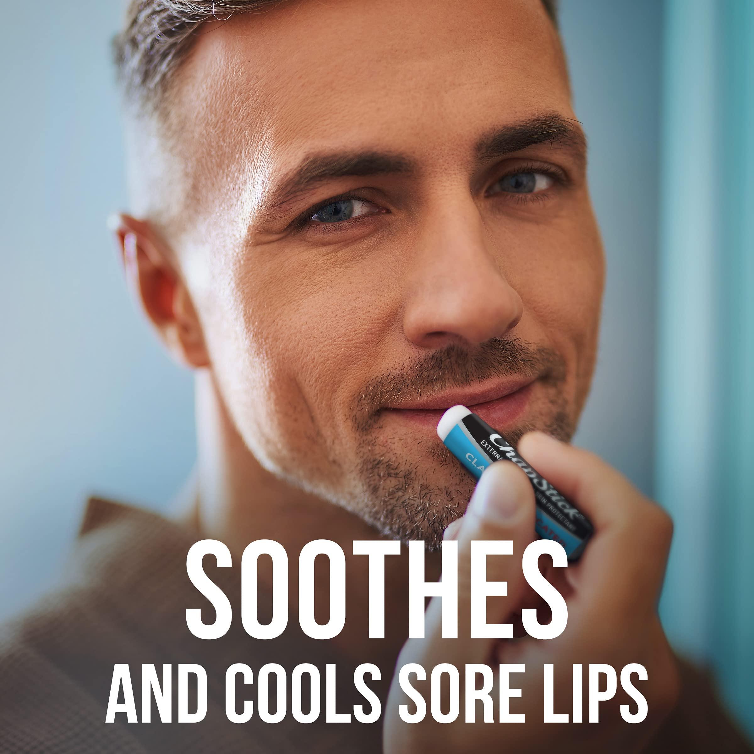 ChapStick ChapStick Classic Medicated Lip Balm Tubes, Chapped Lips Treatment and Skin Protectant - 0.15 Oz (Pack of 2)