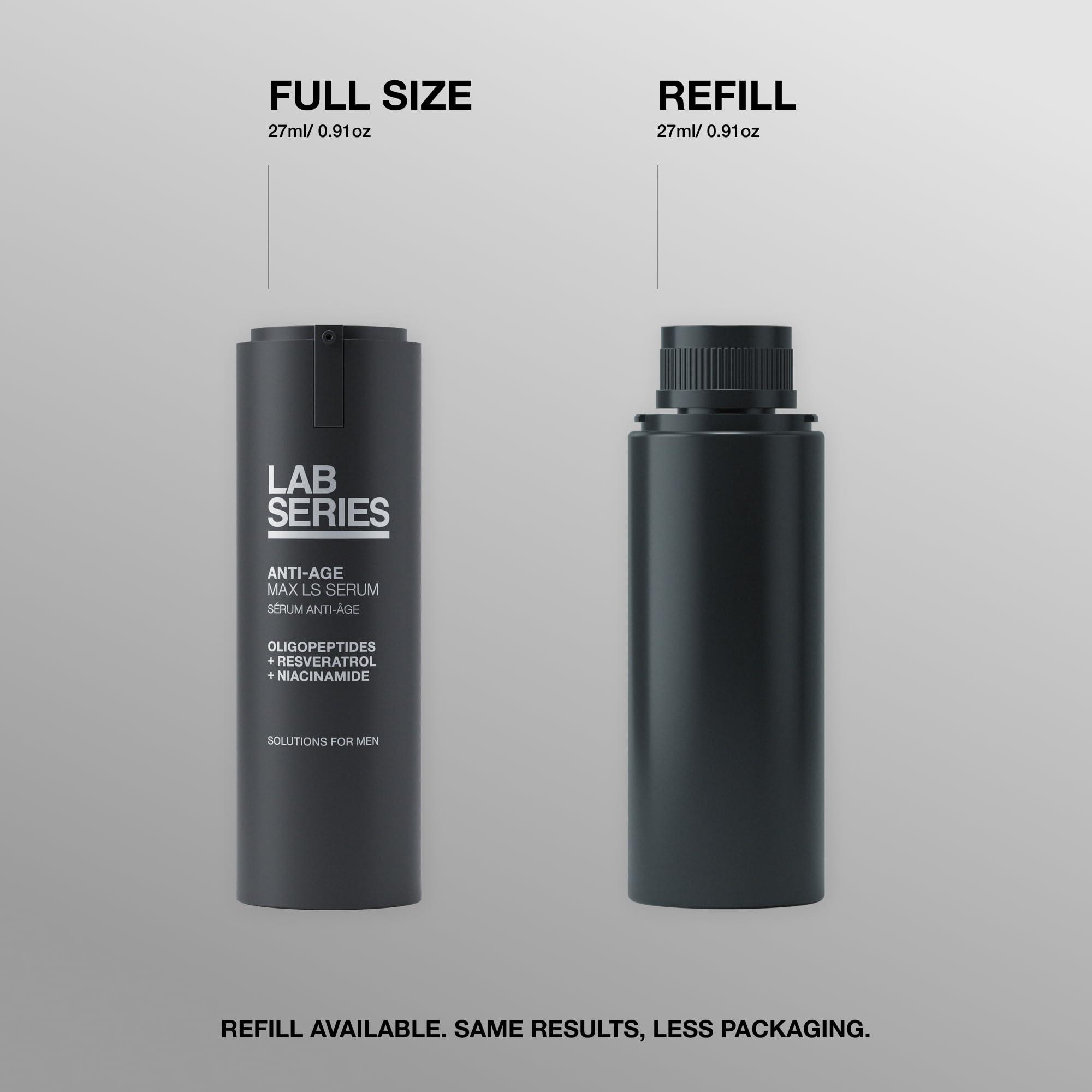 Lab Series Lab Series Max LS Face Serum - Anti Aging Skincare for Men - Visibly Reduces Fine Lines & Wrinkles, 0.91 Ounce Refill