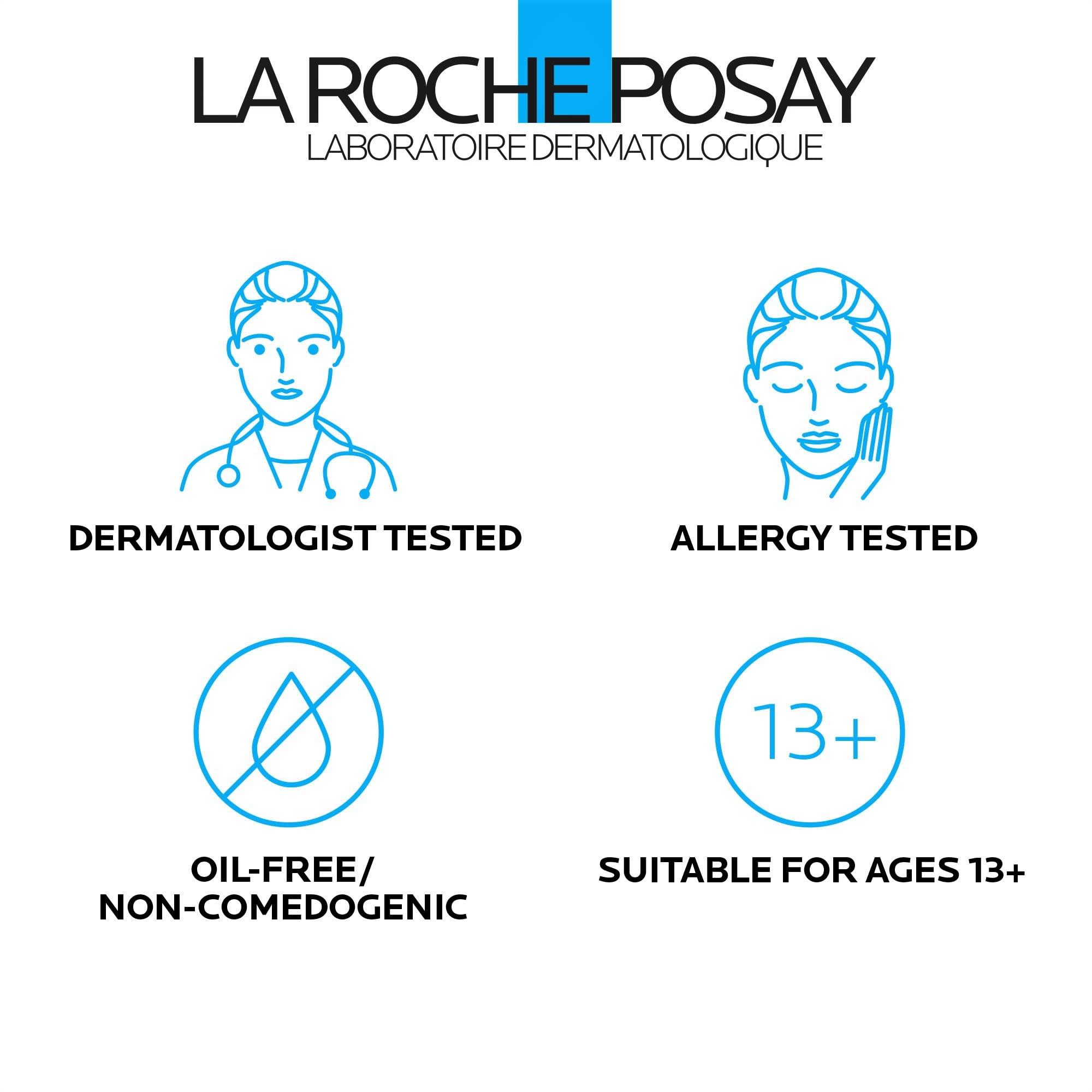 La Roche-Posay La Roche-Posay Toleriane Double Repair Matte Face Moisturizer, Daily Moisturizer For Oily Skin With Ceramide And Niacinamide For All Skin Tones, Oil Free, Non-Comedogenic