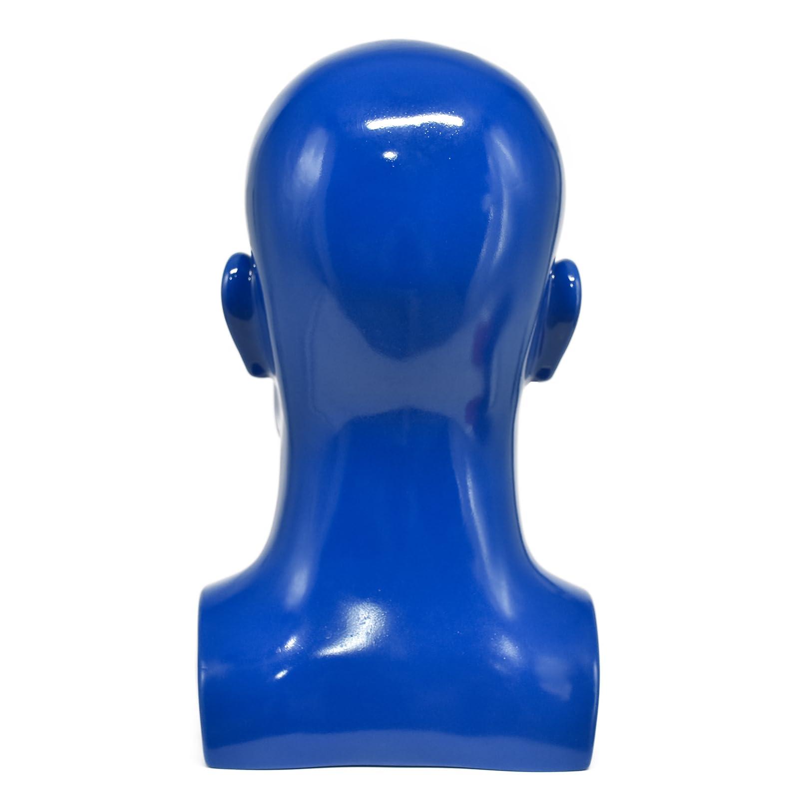 Tcwuzick Tcwuzick Male Mannequin Head Professional Manikin Head for Display Wigs Hats Headphone Mask Sunglasses Jewelry and Scravat Display Stand (L90-lianglan)