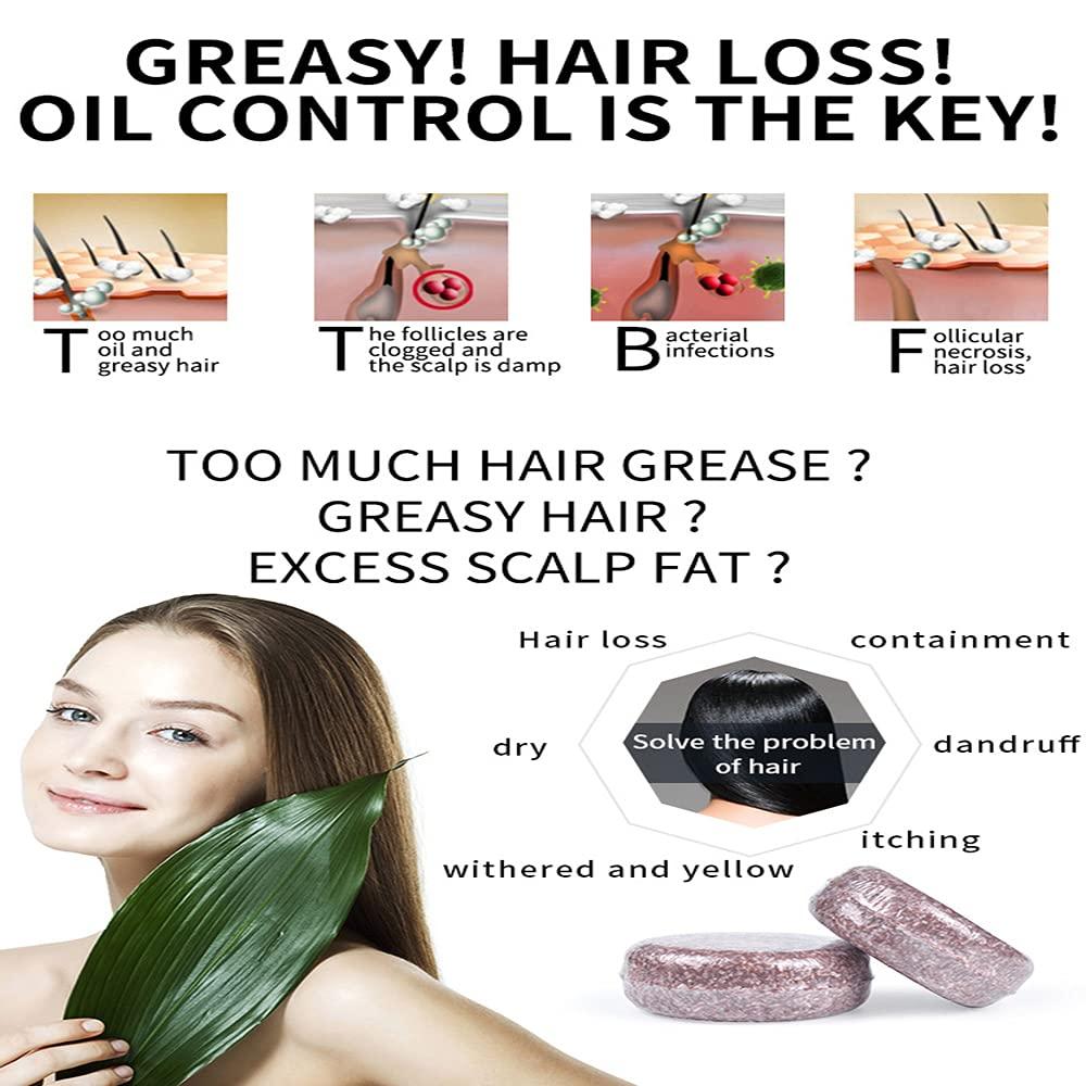 Nicimisey Nicimisey Solid Shampoo Bar - Natural Darkening, Hair Loss Treatment & Regrowth for Men & Women