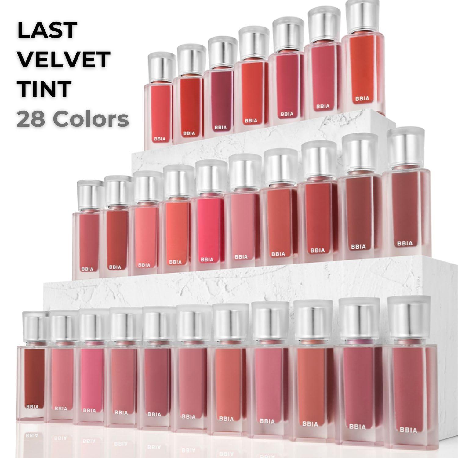 BBI@ BBIA BBIA Last Velvet Tint MLBB Edition - Soft Creamy Matte Finish Lip Stain, Blur Effect & Velvety Texture, Long-Lasting, High Pigment, Non-Drying, Vegan, Korean Lip Makeup (V49 ROSY LIFE, Pack of 1)