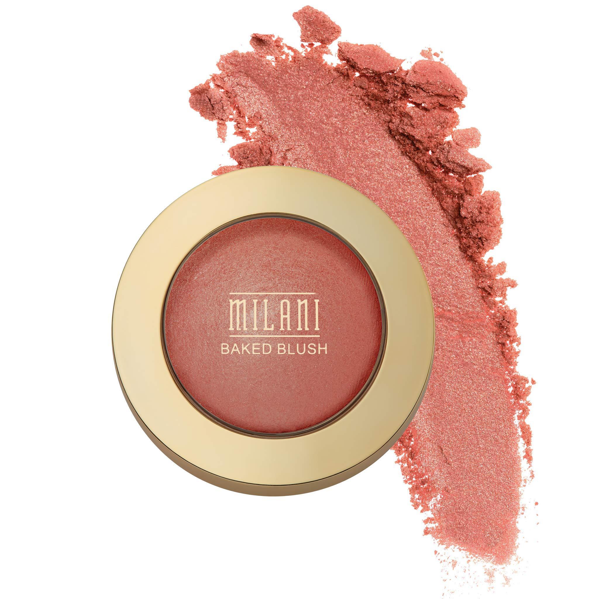 Milani Milani Baked Blush - Sunset Passione (0.12 Ounce) Cruelty-Free Powder Blush - Shape, Contour & Highlight Face for a Shimmery or Matte Finish