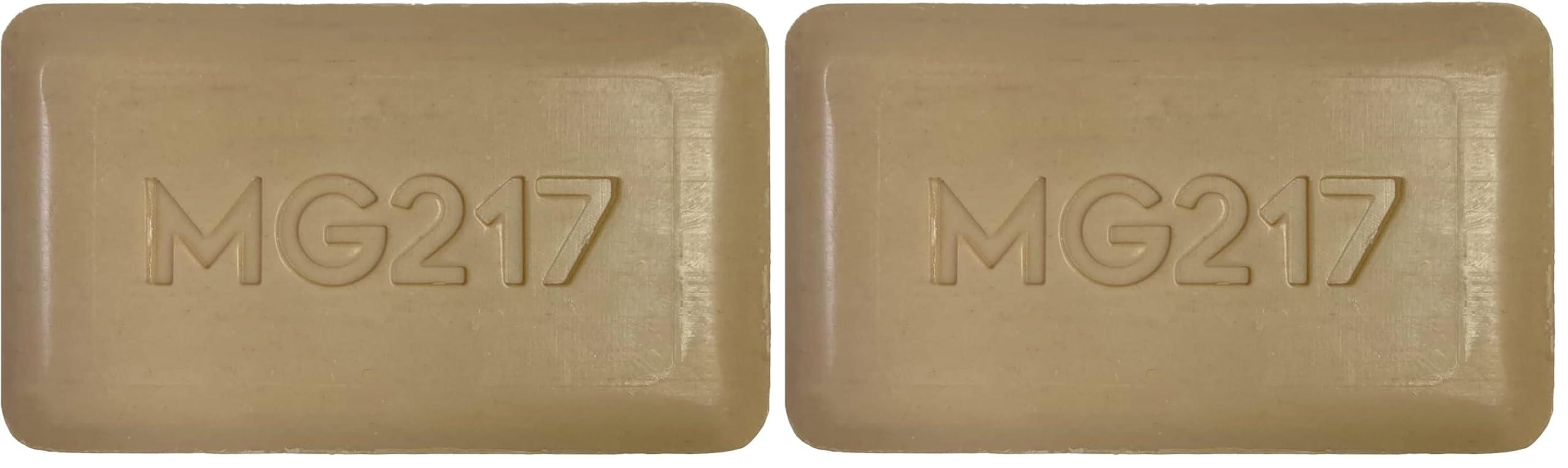 MG217 MG217 Psoriasis Dead Sea Exfoliating Bar Soap, Heal & Condition with Dead Sea Salt, Bee Propolis, Vitamin D3 for Psoriasis Skincare, 5oz (Pack of 2)