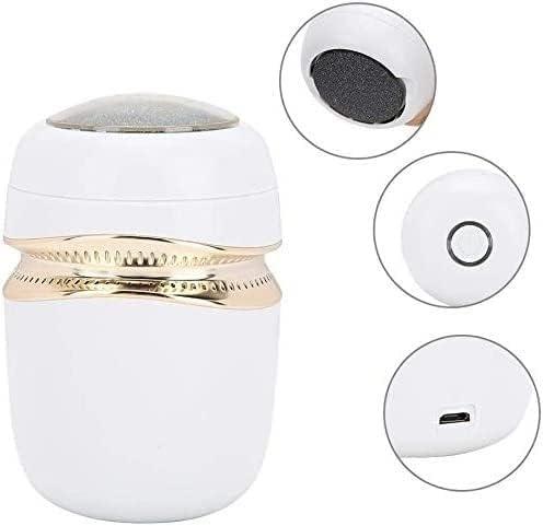 shemines Electric Pedicure Foot File Callus Remover- Portable Vacuum Adsorption Foot Grinder Best Pedicure Tools Double Head Professional Feet Care Sander for Cracked Heels and Hard Skin