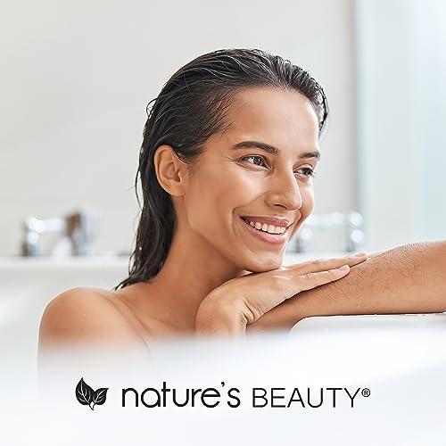 Nature's Beauty Nature's Beauty Eucalyptus & Tea Tree Bath Bomb Multi-Pack- Natural Hand Crafted, Non-Staining, Luxury Fizzy Spa Bomb, Sooth + Restore Skin, Made w/Coconut Oil & Witch Hazel, 4.6oz (4 Pack)