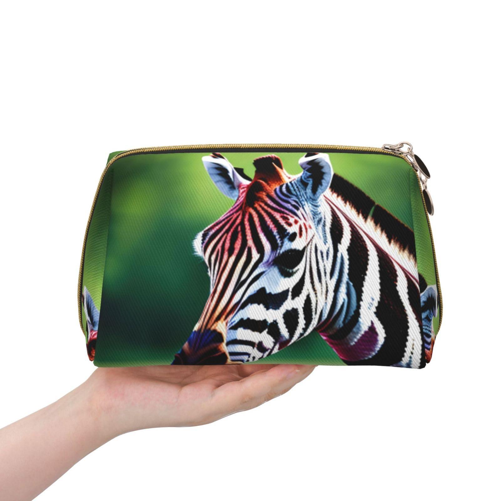 SDEGTHO SDEGTHO Zebra And Giraffe Storage Bag,Small Makeup Bag For Purse Travel Makeup Pouch Mini Cosmetic Bag