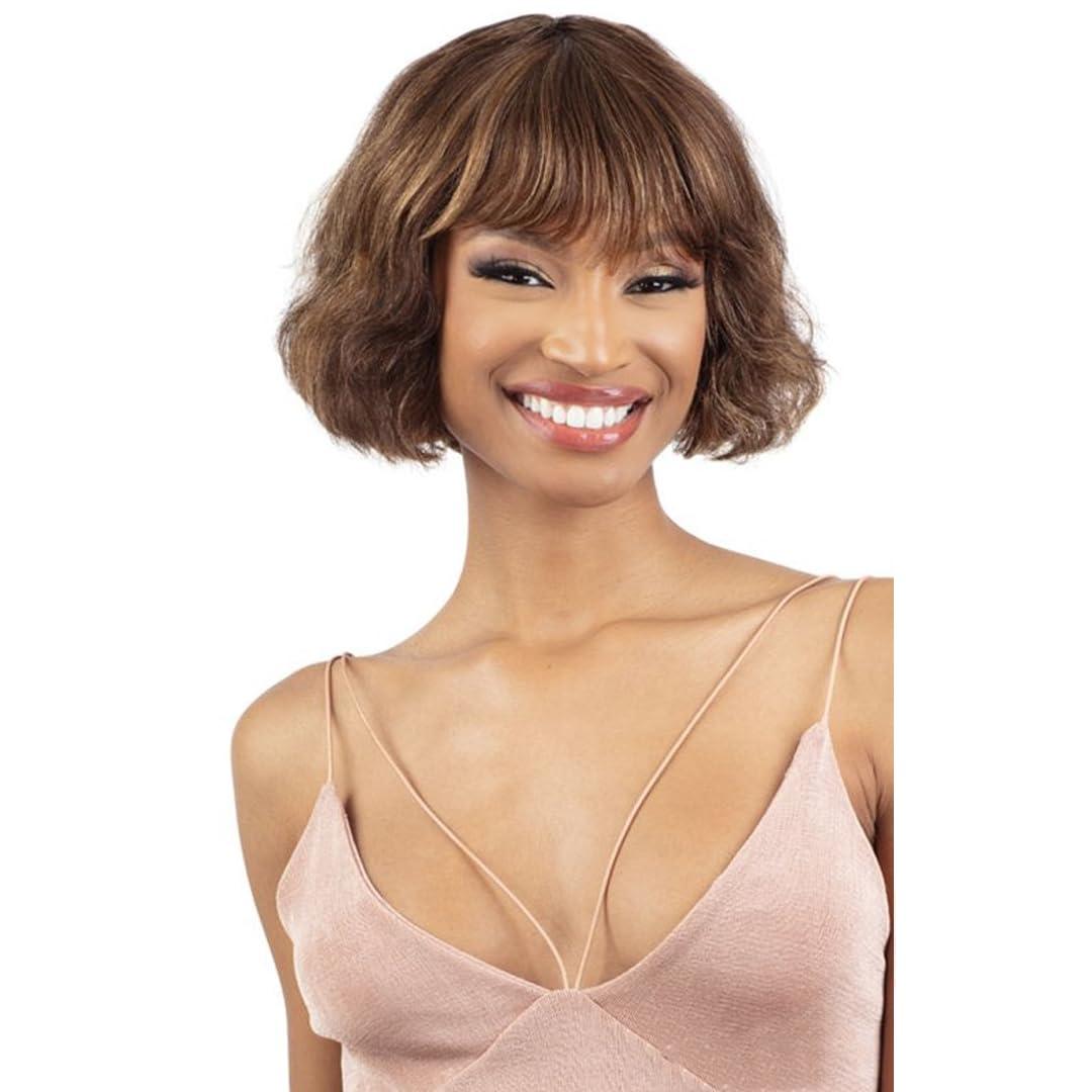 Shake-N-Go Shake-N-Go Golden 100% Human Hair Wig - Cynthia (Color:NATURAL)