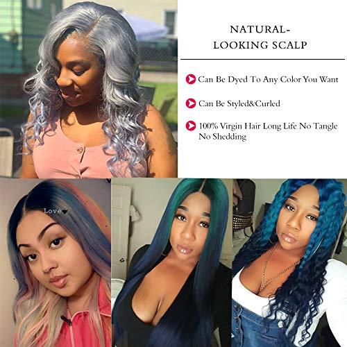 EREE HAIR EREE HAIR 613# Blonde Brazilin Straight Virgin Hair 3 Bundles with 4x4 Lace Closure Middle Part T Part Lace Closure Remy Human Hair Wefts Weave(22 24 26 with 20)