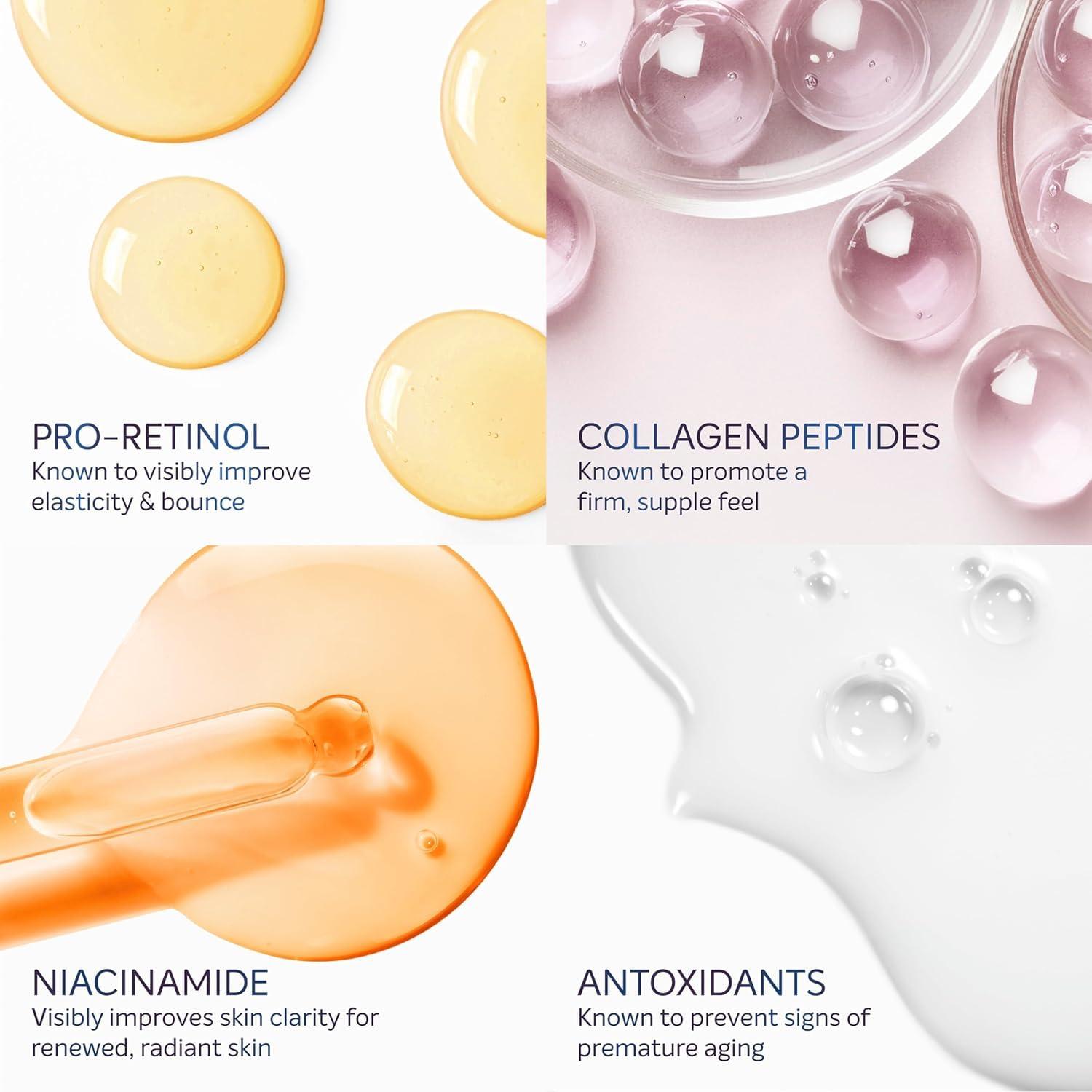 Dove Dove Body Cream Serum Pro-Retinol + Firming for Elasticity and Firmness,with Collagen Peptides, Niacinamide and Antioxidants Lotion, 8 oz