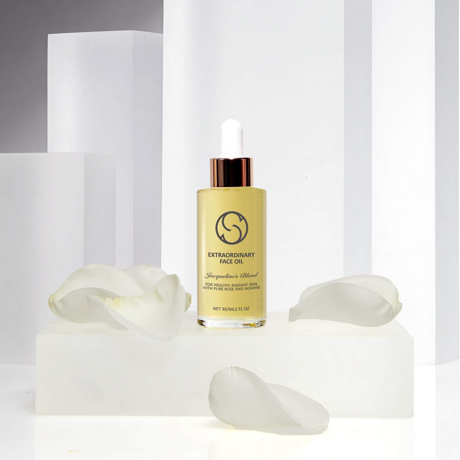 CIRCCELL CIRCCELL Extraordinary Face Oil - Jacqueline's Blend for Brightening & Anti-Aging Hydrating Natural Skin Care Treatment with Vitamin C, Rose & Jasmine Oils - All Skin Types, 30 ml