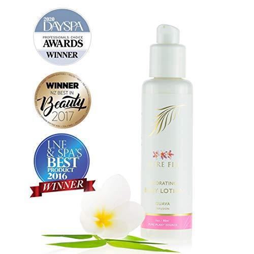 PURE FIJI PURE FIJI Body Lotion Hydrating - Moisturizing Lotion for Dry Skin with Coconut Milk and Vitamin E, Organic Body Lotion For Women and Men, Guava Scent, 3 oz