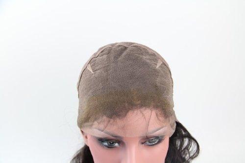 hairpr Full Lace Wigs 12\" indian Hair 100% Remy Human Hair Wig Natural Straight #1 Trademark:hairpr