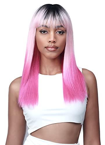 BOBBI BOSS BOBBI BOSS Long Straight Synthetic Hair Wig - M1033 JEMMA, Special Color Wig with Flex Cap, High Heat Resistant Wigs (TROPC NEON)