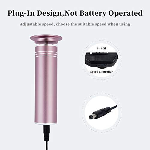 Hleane Electric Foot Callus Remover (Speed Adjustable), Portable Foot Sander, Professional Callous Remover for Feet with 60pcs Replacement Sandpaper Discs and 10 in 1 Pedicure Tools Kit, Pink