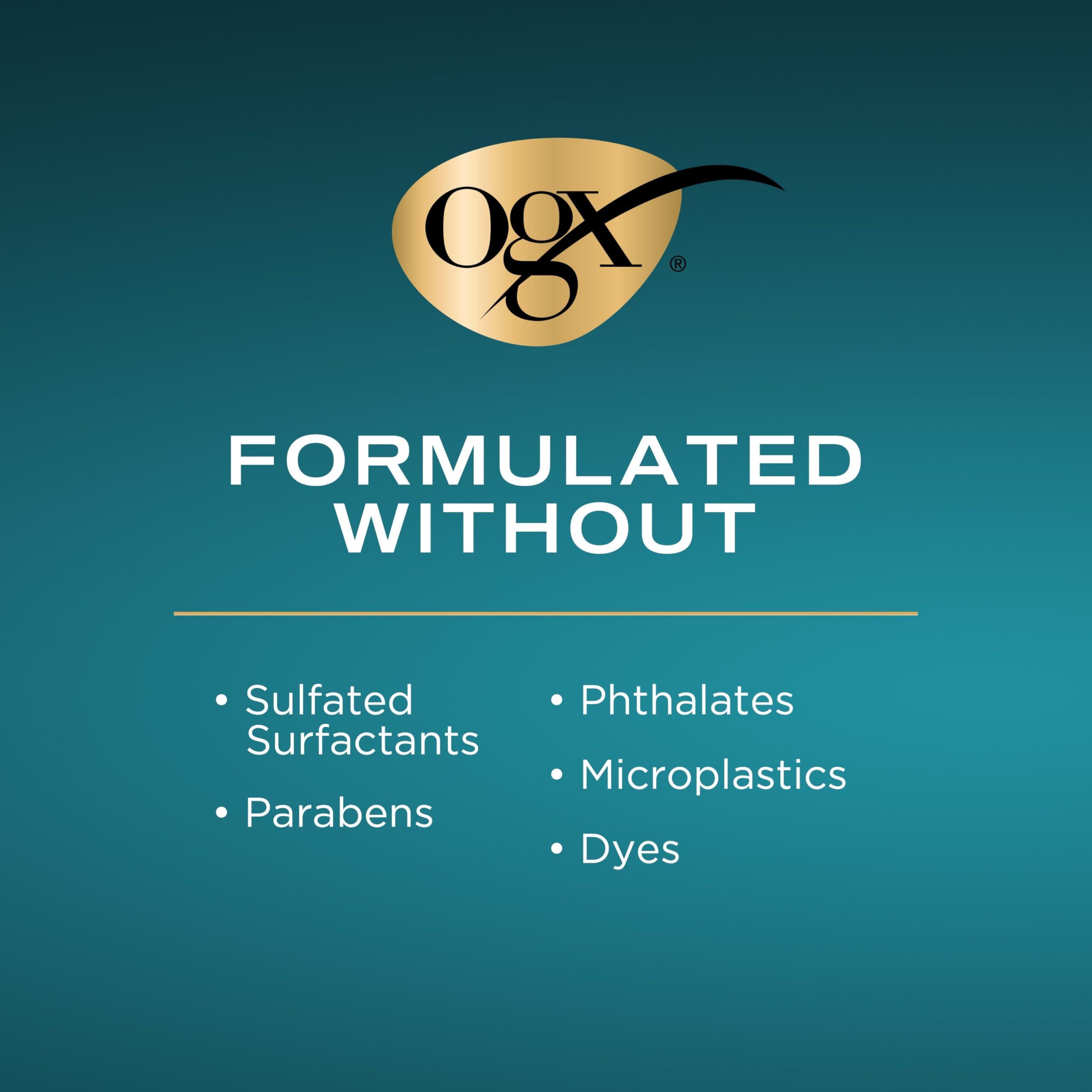 OGX OGX Nourishing + Coconut Milk Moisturizing Shampoo, Hydrating & Restoring Shampoo Moisturizes for Soft Hair After the First Use, Paraben-Free, Sulfate-Free Surfactants, 13 fl. oz