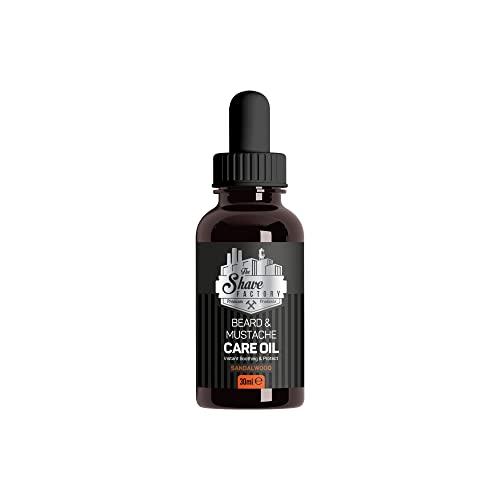 the shave factory the shave factory Beard&Mustache Care Oil with Sandalwood - Product For Professional Barbers and Traditional Shaving & Grooming Enthusiasts (30 ml(1 fl. oz))