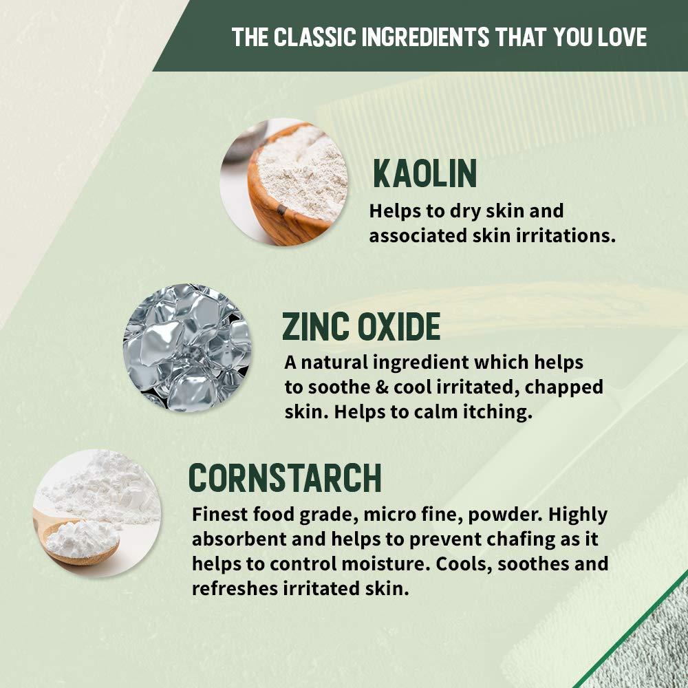 Pinaud Clubman Clubman Pinaud Finest Powder, Classic White Powder for Men, Protection Against Sweat and Body Odor, 9 oz x 3 packs