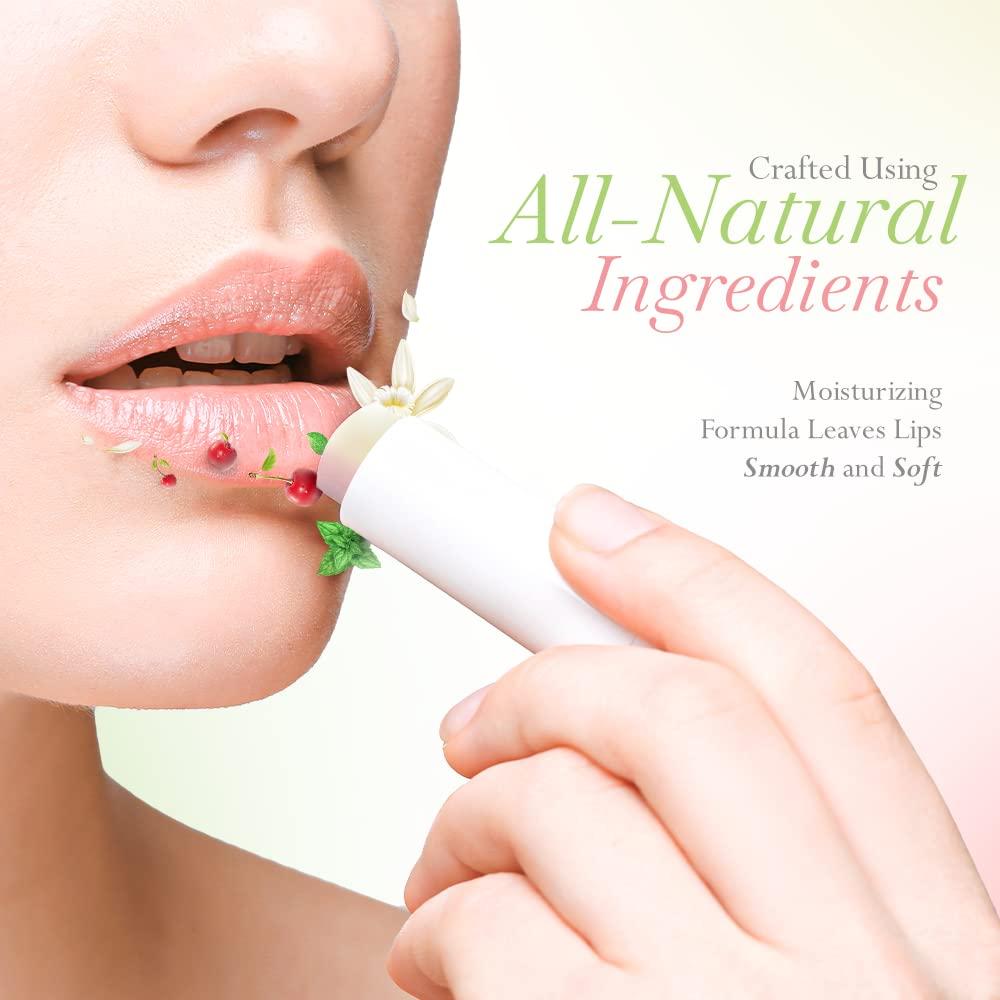 Belladonna Lip Balm Bulk Unlabeled - Made in USA Bulk Chapstick - Natural Ingredients Vitamin E Shea Butter - Custom Chapstick Bulk For Party & Wedding Favors (100 Count, Peppermint)