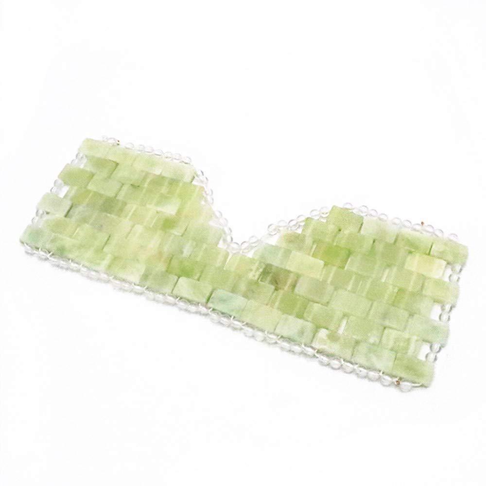 AITELEI AITELEI Natural Jade Eye Mask Anti-Aging Facial Sleeping Eye Mask Hot or Cold Therapy Blindfold for Puffy Eyes, eye masks for dark circles and puffiness Massage Tool