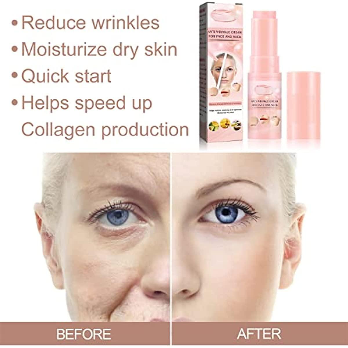 Generic 3PCS Wrinkle Bounce Moisturizing Balm, Wrinkle Multi Balm Stick, Multi-Moisture Balm Stick, Anti-Aging and Anti-Wrinkle Balm Sticks for Face and Neck