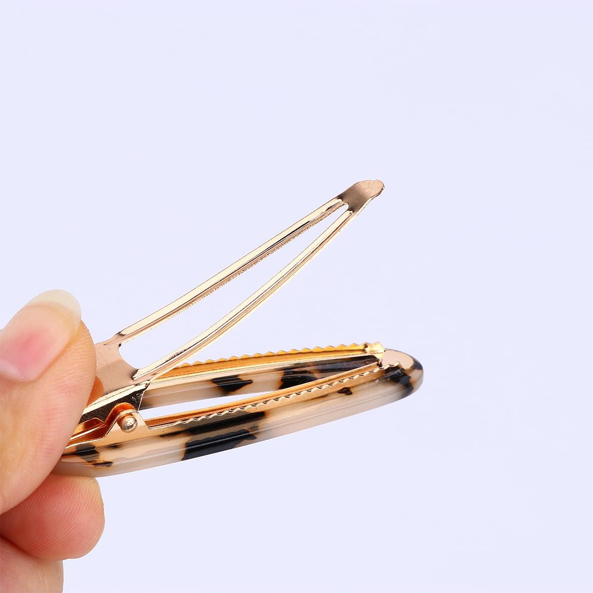 FRCOLOR 3pcs Hair Clip Womens Hair Accessories Flat Hair Barrettes Acrylic Hair Accessories Hair Snap Pins New Year Hair Pin Resin Hair Barrettes Bobby Pins Girl Side Clip Seamless