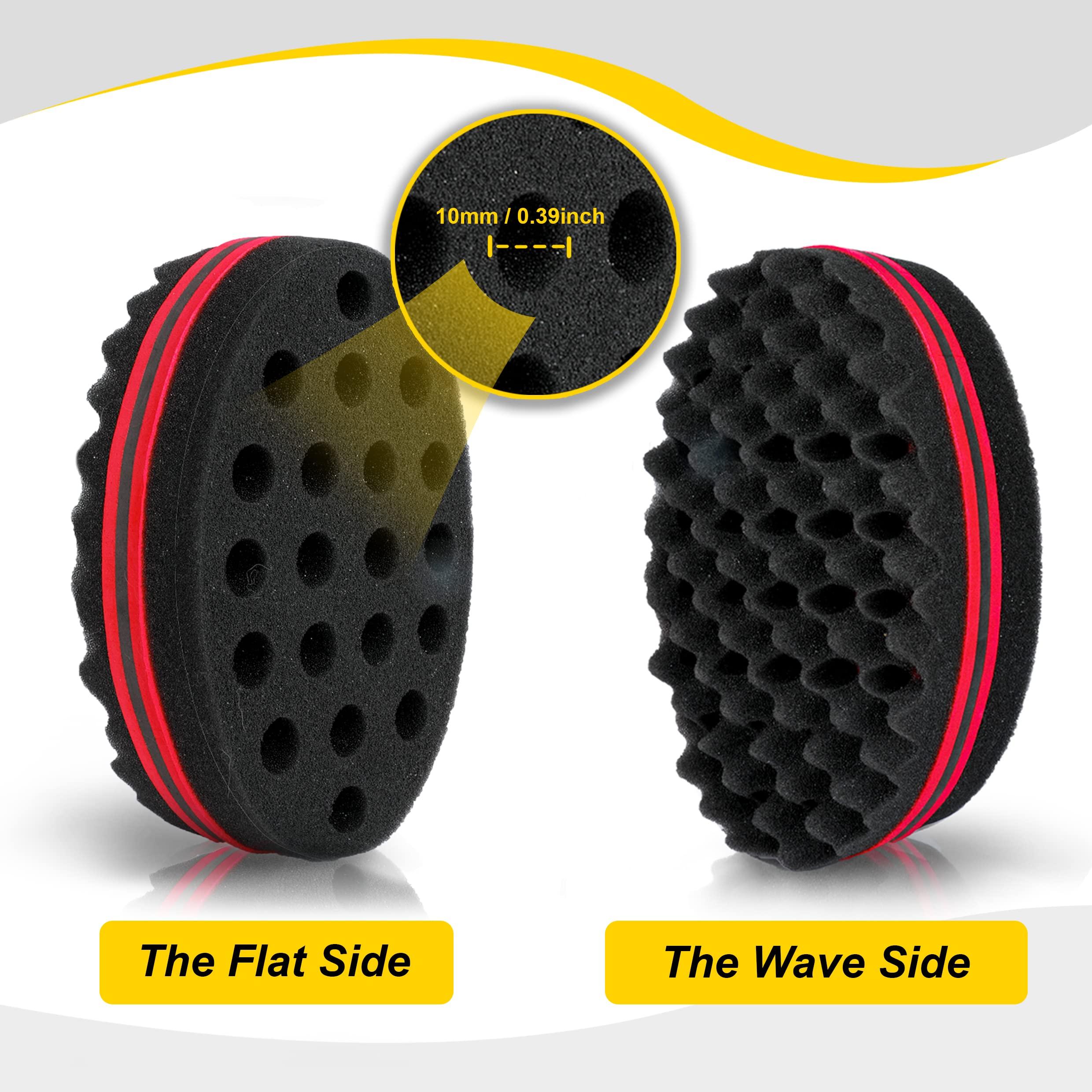 Selalu Selalu Curl Sponge Set with Glove, Metal Brush Pick and Twist Comb for Men and Women