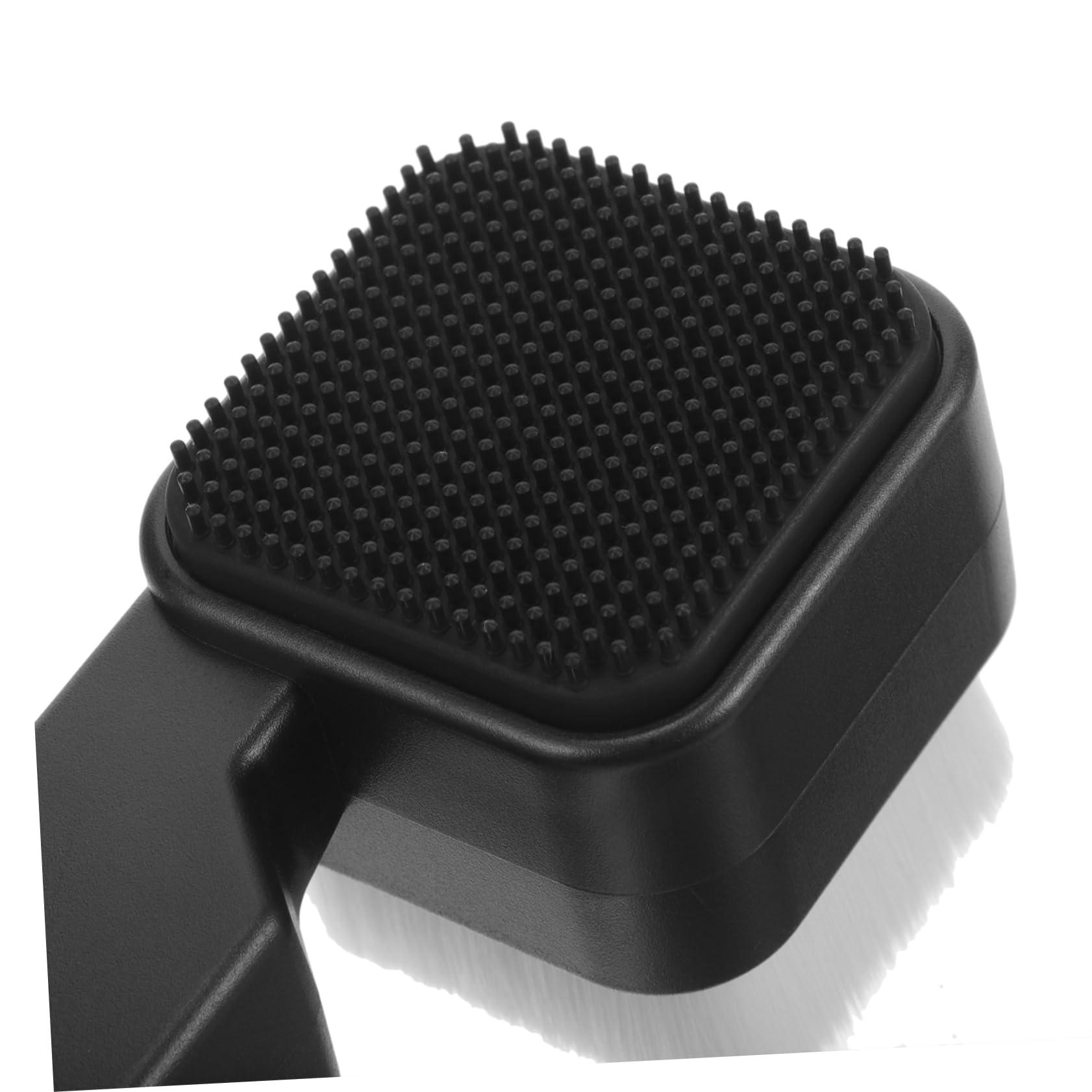 HAPINARY HAPINARY Handheld Facial Wash Brush Double Sided Silicone Scrubber for Men's Facial Care