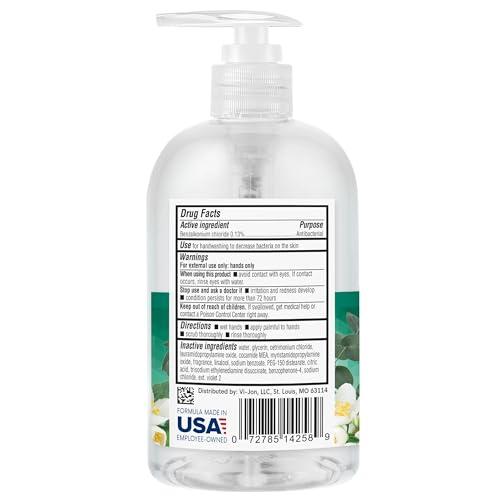 Germ-X Germ-X Antibacterial Hand Soap, Moisturizing Liquid Hand Wash for Kitchen, pH Balanced & Dermatologist Tested, Back to School Supplies, White Tea & Eucalyptus, 12 oz Pump Bottle (Pack of 12)
