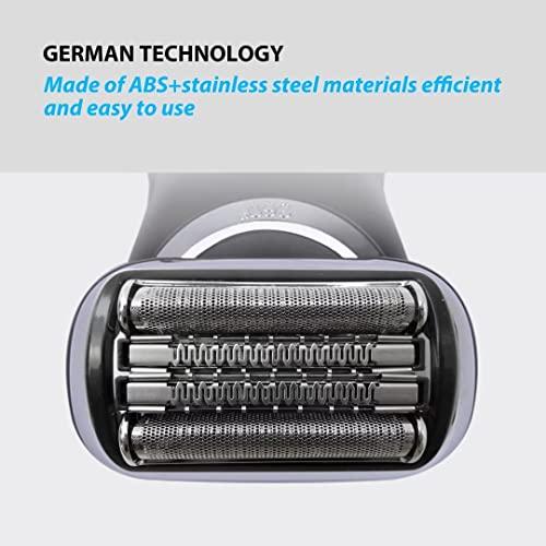 Gxcdizx 92B 92S 92M Electric Shaver Head Replacement for all Braun 9 Series Razors, Including 9290cc 9291cc 9370cc 9296cc etc. (Black)