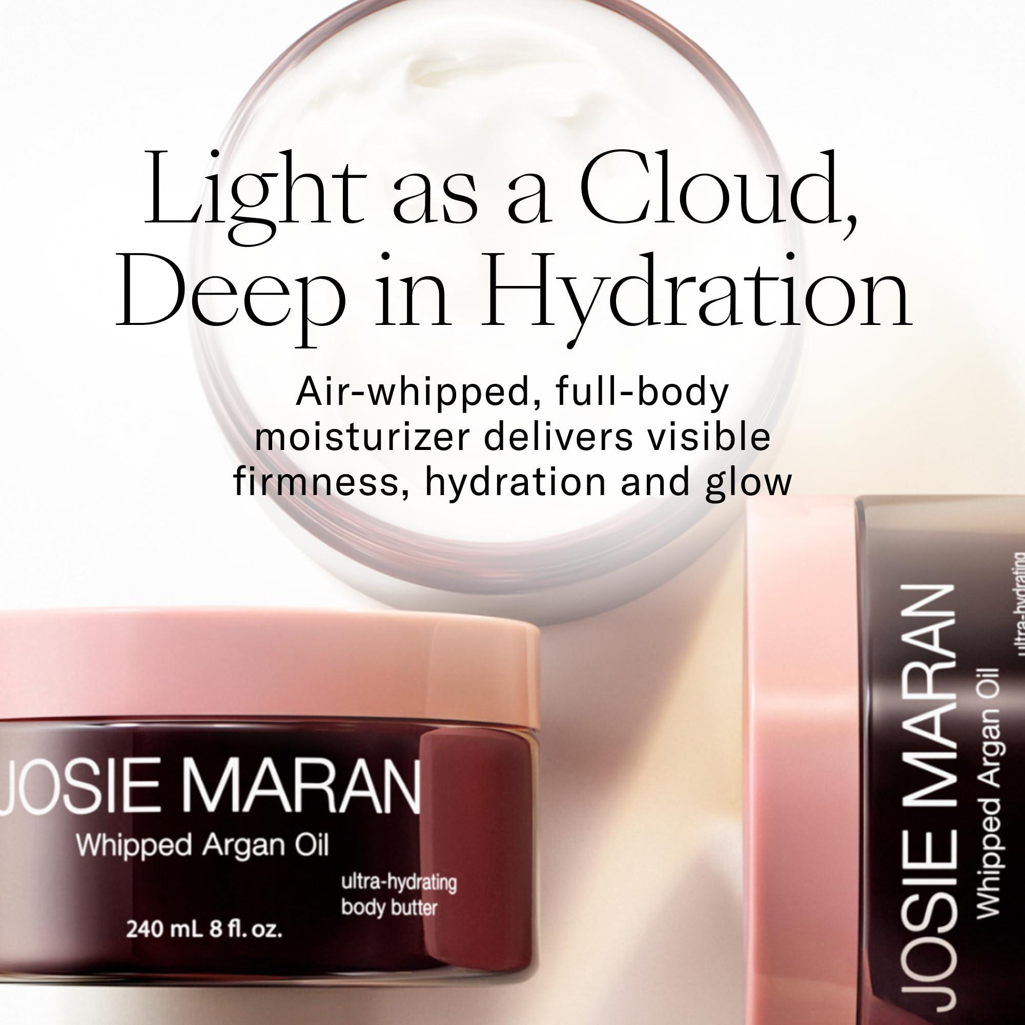 Josie Maran Josie Maran 4 Piece Whipped Argan Oil Body Butter - Skin Firming Cream with Whipped Shea Butter, Avocado Oil & Fatty Acids - Cruelty-Free Skincare - (4 oz)