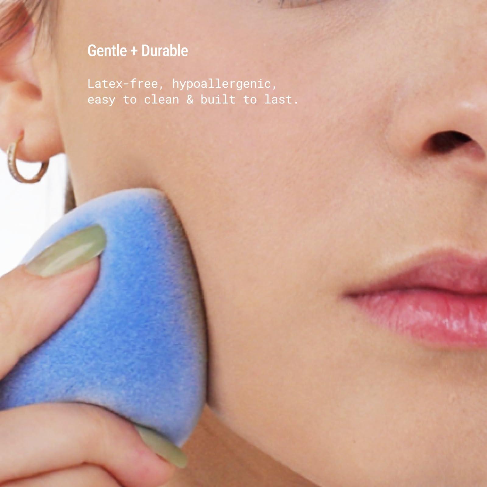 JUNO & Co. JUNO & Co. Microfiber Sponge, Latex-Free, Dual Layer Technology, Flawless Makeup Blender for Foundations, Powders and Creams (Velvet Love Bundle)