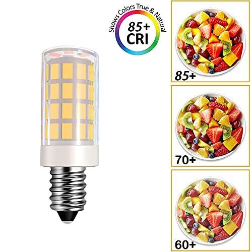 VOKWAK VOKWAK LED Makeup Mirror Bulb Replacement Mirror for Cosmetic Vanity Makeup Mirror with Single Double Sided Lighted Magnification,4W Equivalent to 40W Incandescent Bulb (2-Pack Warm White)