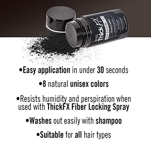 Ardell Thick FX Ardell Thick FX Black Hair Building Fiber for Fuller Hair Instantly, 0.42 oz