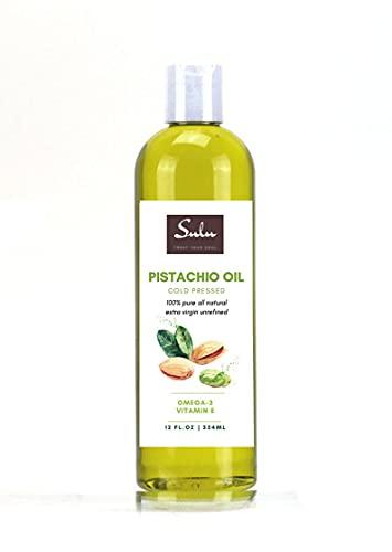 SULU ORGANICS 100% Pure Extra Virgin Unrefined Pistachio Oil 1 Gallon (128 FL.OZ)