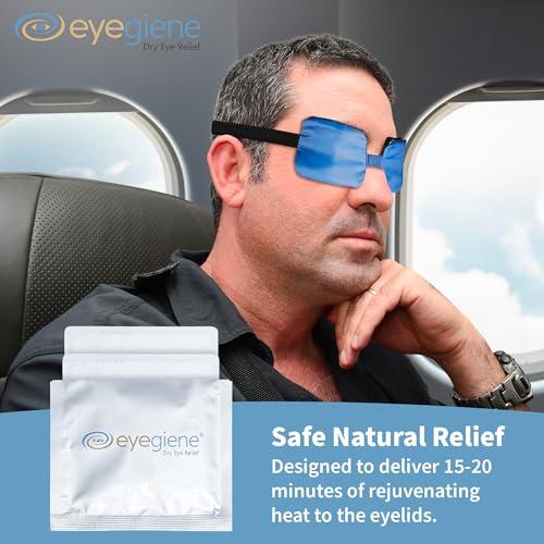 Eyedetec Medical, Inc. EyeGiene Refill - Insta-Warming Wafers for Self Heating Eye Mask Warm Compress for Eyes, Multi-Use Heat Treatment for Dryness, Styes, Blepharitis, Portable Heated Eye Mask for Dry Eyes, 30 Pairs