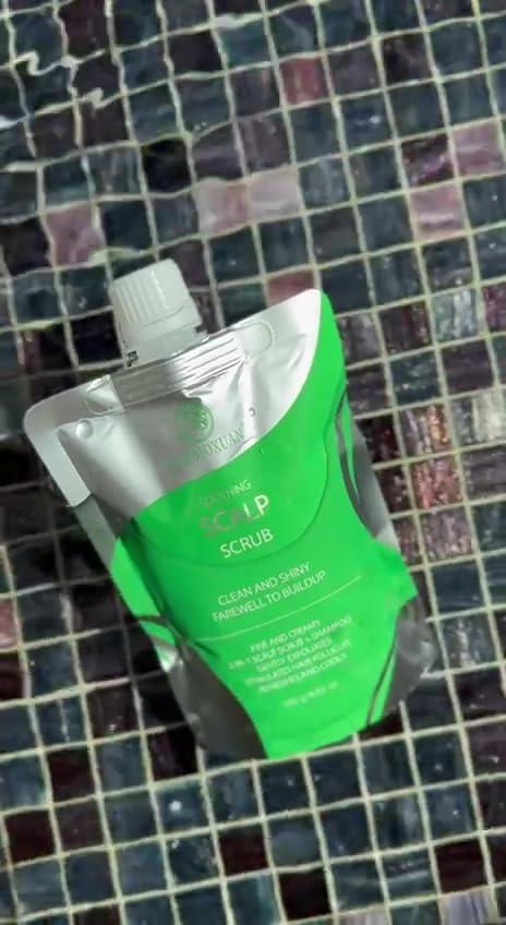 Xiaomoxuan Xiaomoxuan Scalp Scrub Shampoo for All Hair Types, Scalp Exfoliator Scrub and Cleansing Shampoo Build-Up Remover for Scalp Treatment, 250-ml