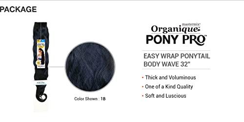 Organique Mastermix Milky Way Organique Pony Pro Easy Wrap Around Ponytail Body Wave 32\" (Pack of 2, 1)