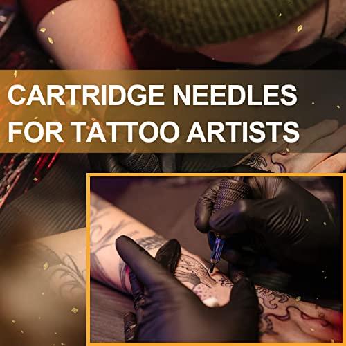 TONBAO Tattoo Cartridge Needles - TONBAO 20pcs Round Shader #12 Standard 1207RS Mixed Size Tattoo Gun Needles