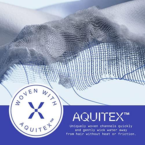 AQUIS AQUIS Towel Hair-Drying Tool, Water-Wicking, Ultra-Absorbent Recycled Microfiber
