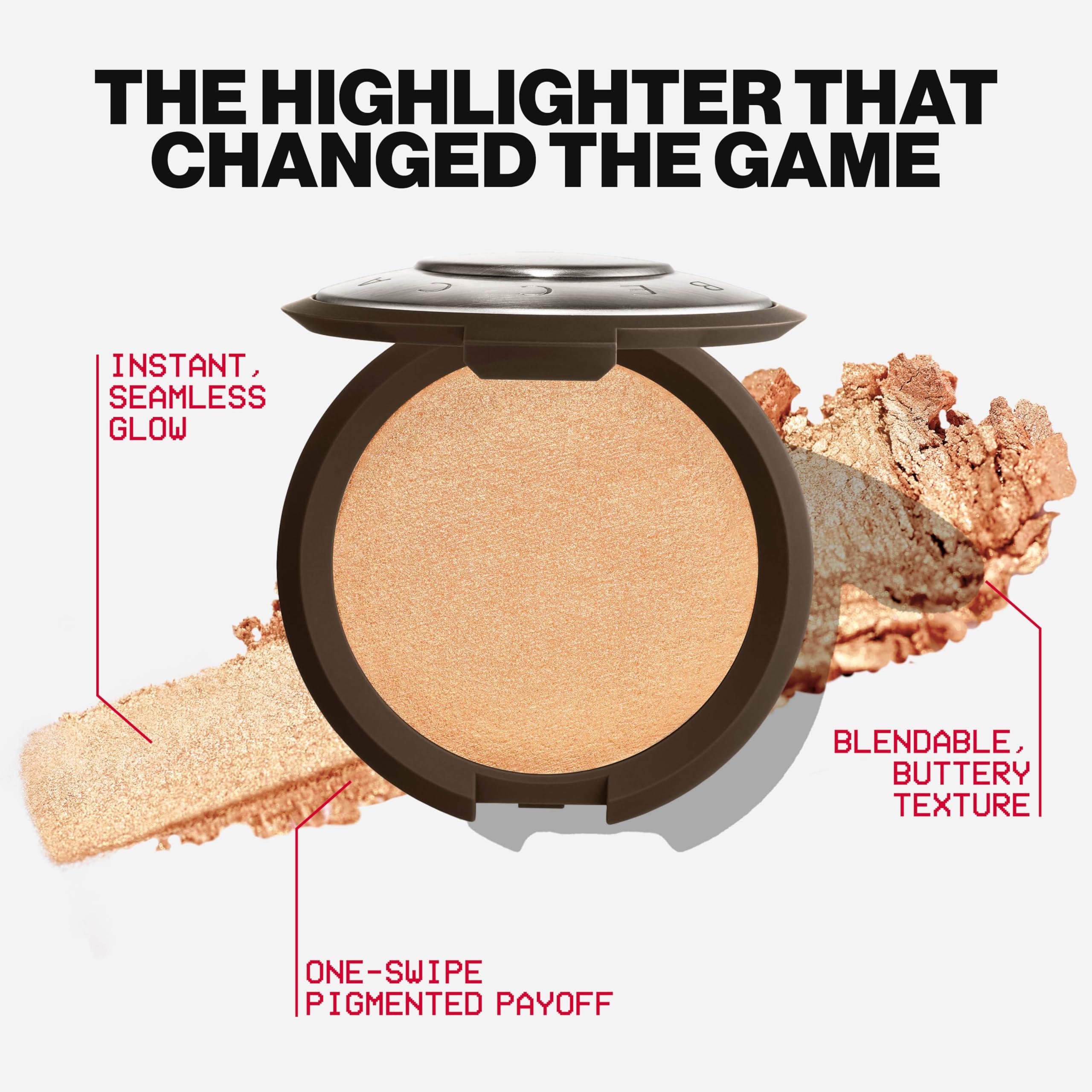 Smashbox Smashbox X BECCA Shimmering Skin Perfector Pressed Highlighter | Luminous Glow + Buildable, 0.25 Ounce, Opal