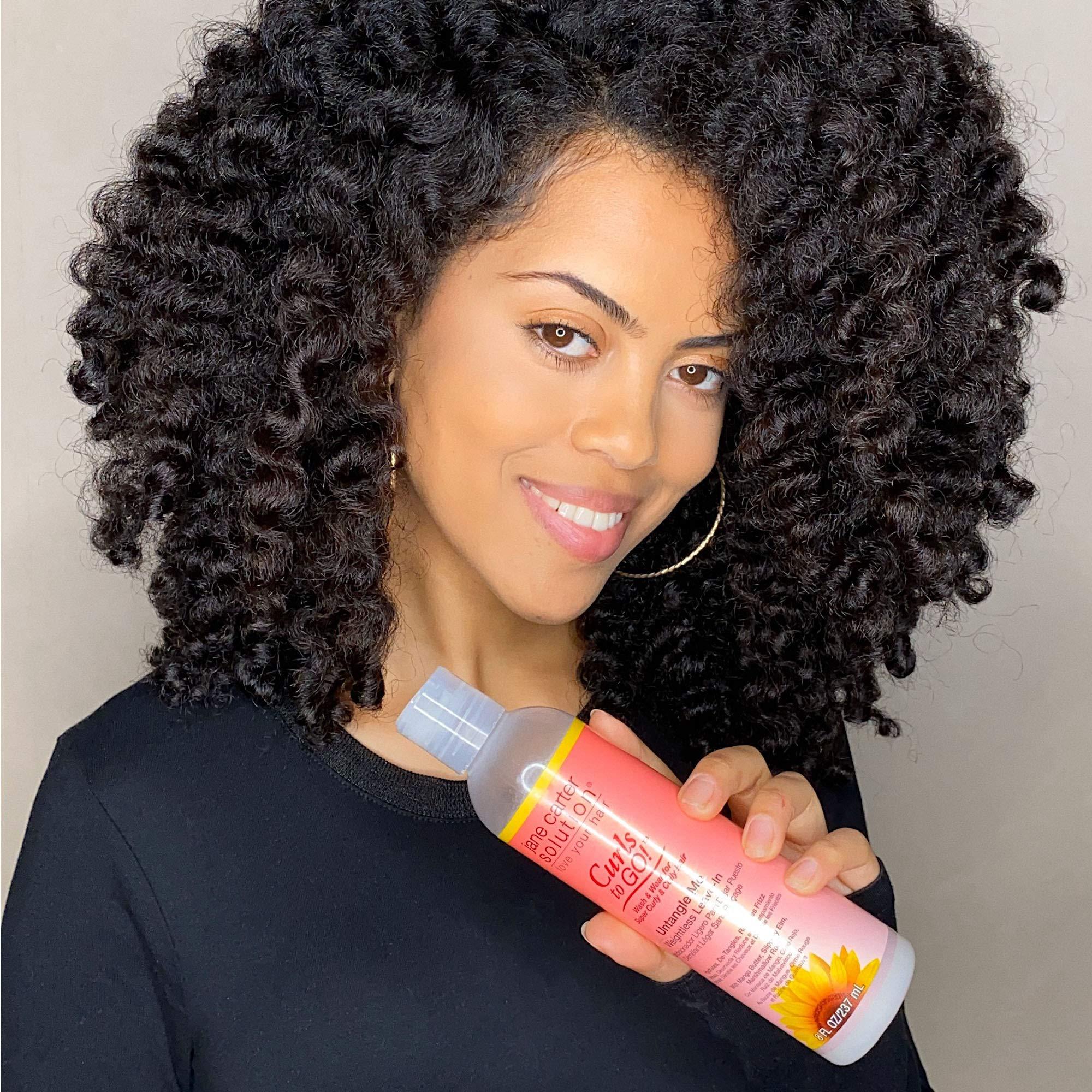Jane Carter Solution JANE CARTER SOLUTION Curls to Go Untangle Me Weightless Leave-In Conditioner (8oz) - Nourishing, Moisturizing, No Buildup