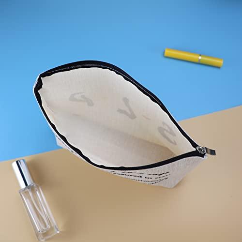 Mikela Speech Therapist Gift Makeup Bag Gift for SLP Women Speech Pathology Gifts Cosmetic Bag Pouch Speech Language Pathologist Gift Appreciation Gifts Thank You Gift Thanksgiving Gift for Speech Therapist