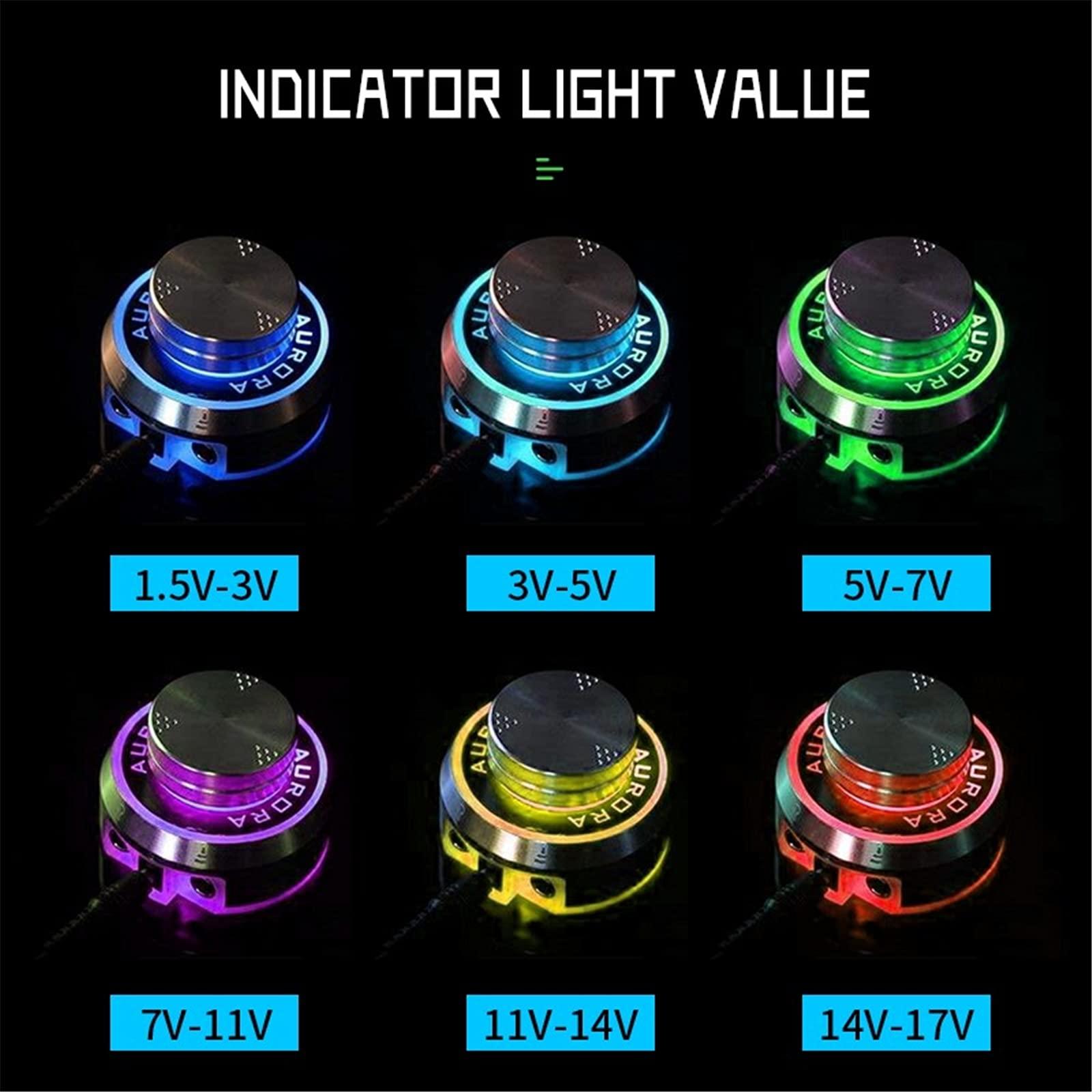 MAXS Rocket Motor Tattoo Machine Professional Tattoo Kit Rotary Tattoo Pen with Tattoo LCD Power Supply for Coil And Rotary Tattoo Gun Machine,Green