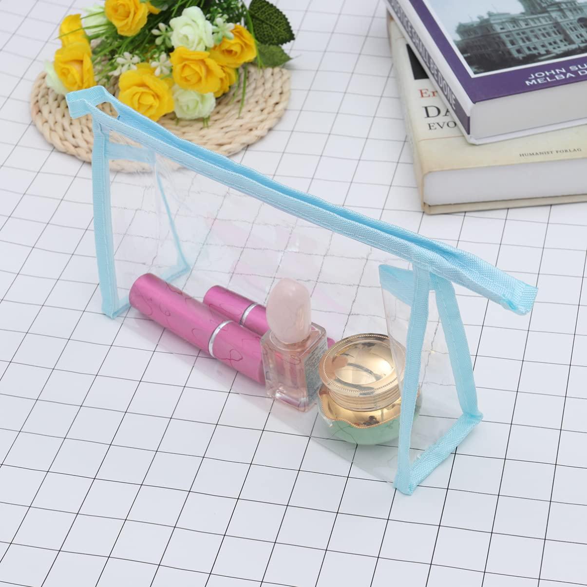 Hemoton Hemoton Travel Bags Pvc Bag Makeup Case Clear Travel Bag Airport Travel Liquids Bag Clear Make up Bag Womens Toiletry Bag Travel Cosmetic Bags for Women Handbag Miss Popularity