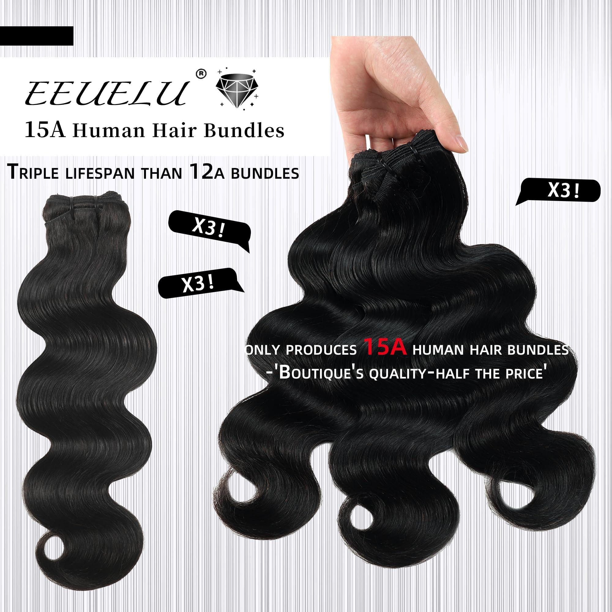 Eeuelu Raw Hair Bundles Body Wave Bundles Human Hair 242628 Inches Keep Soft Always Tangle-Free 100% Unprocessed Raw Vietnamese Hair BundlesBLACK GEM HAIR-Always Keep Gorgeousness!