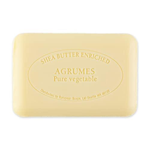 Pre de Provence Pre de Provence Artisanal Soap Bar, Enriched with Organic Shea Butter, Natural French Skincare, Quad Milled for Rich Smooth Lather, Agrumes, 8.8 Ounce