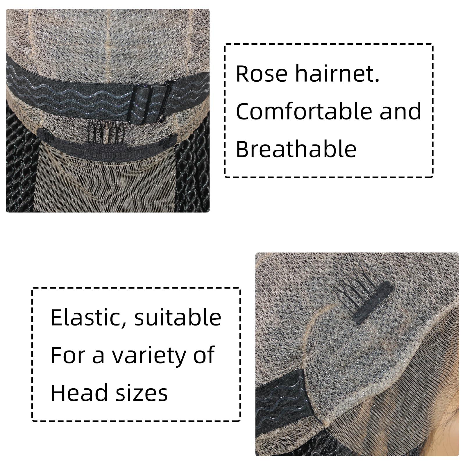 Miz Barn Miz Barn 36 inch 360 Full HD Lace Knotless Box Braid Wig 100% Handmade Synthetic Braided Wig For Black Women Swiss Lace Braids Wigs With Baby Hair (1B#, 36\")